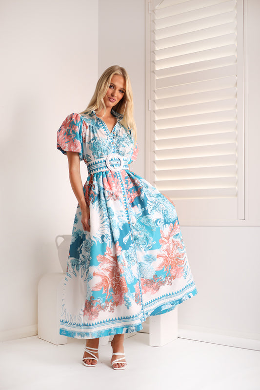 Teal Maxi Dress