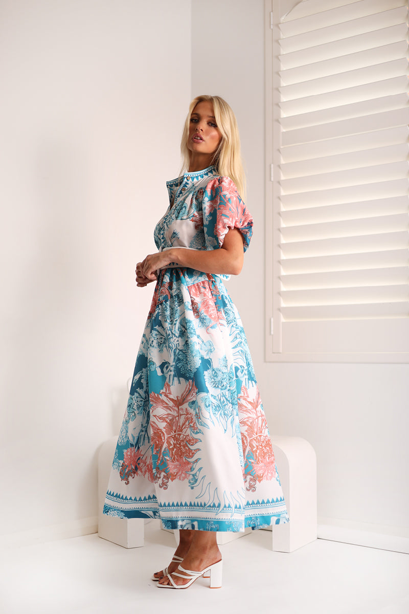 Teal Maxi Dress