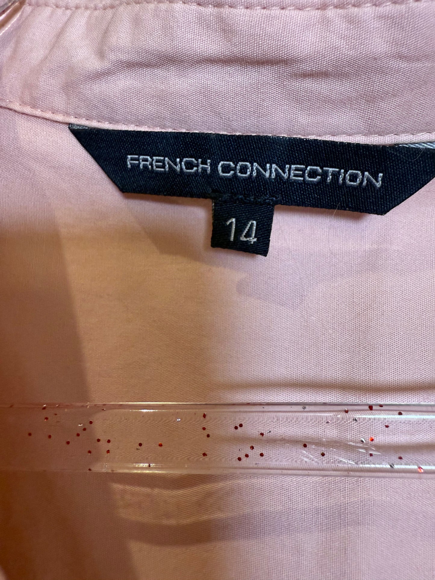 French Connection Peach Shirt Dress