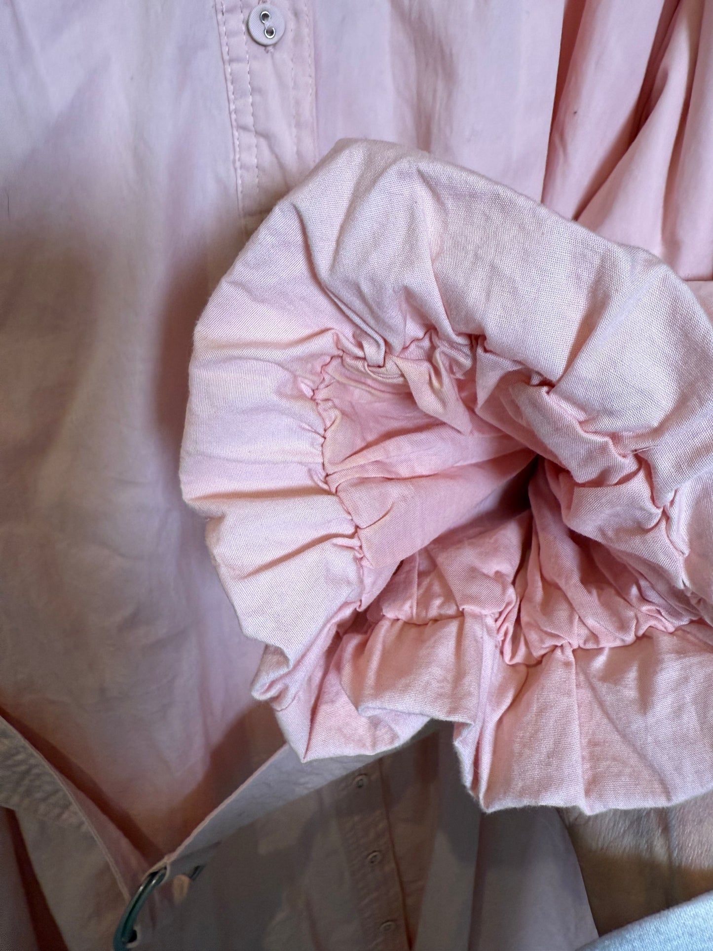 French Connection Peach Shirt Dress