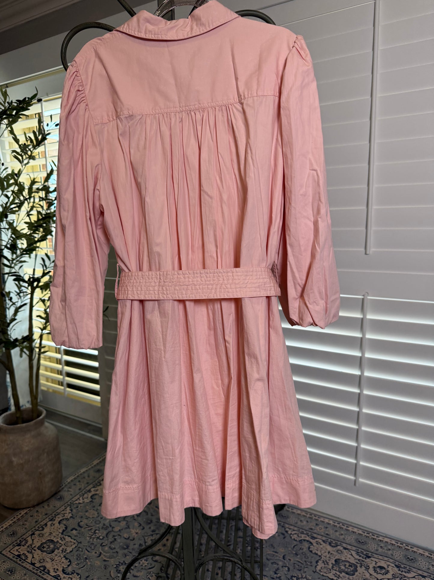 French Connection Peach Shirt Dress