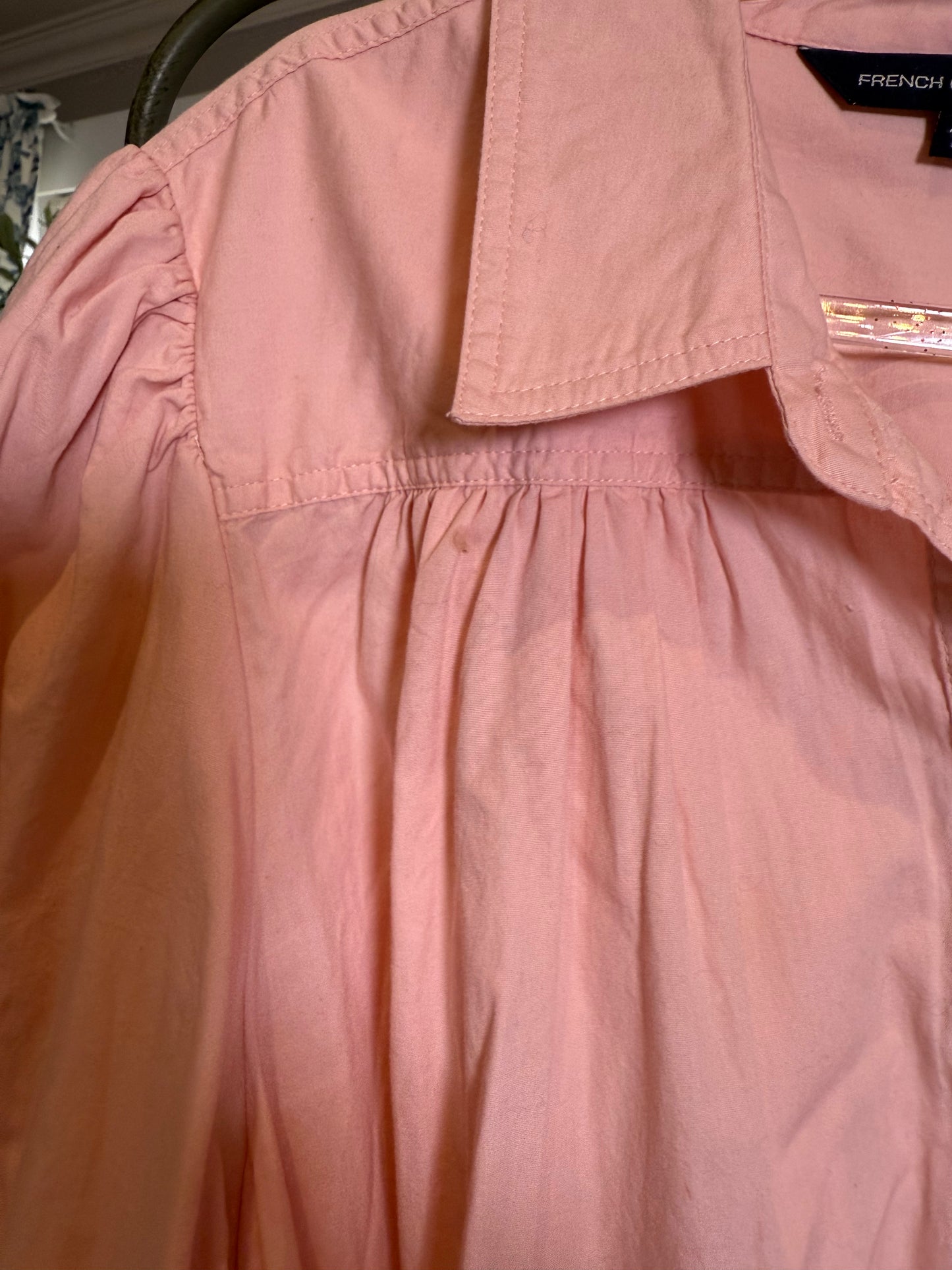 French Connection Peach Shirt Dress