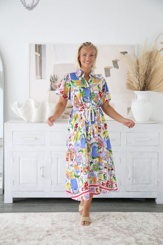 Tropical Rope Dress