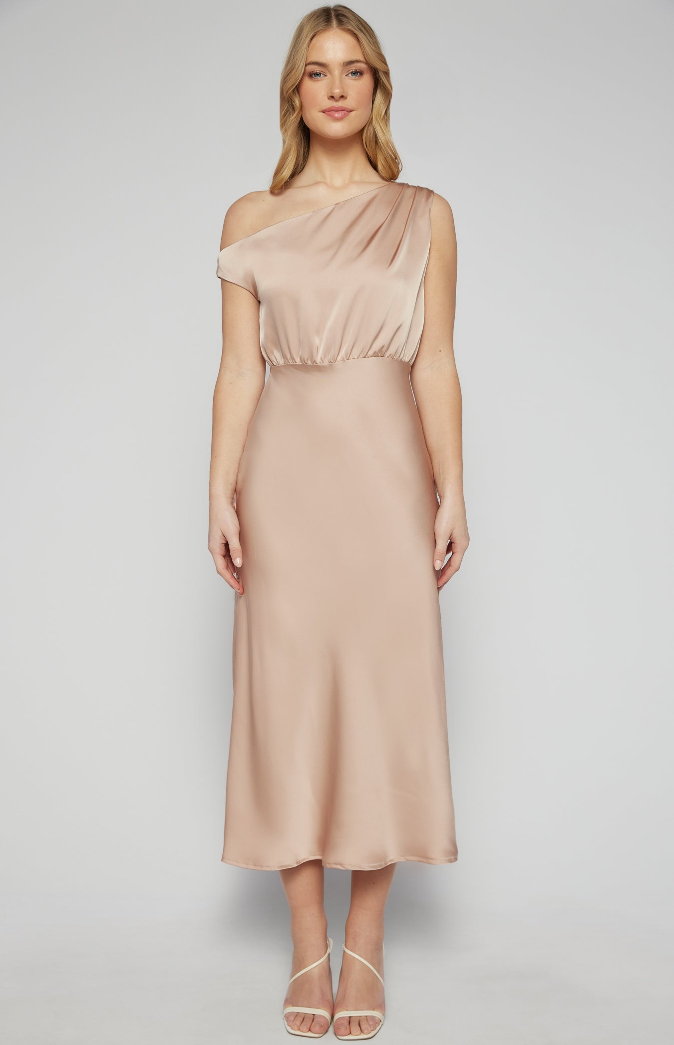 Anastasia Silk Midi Dress