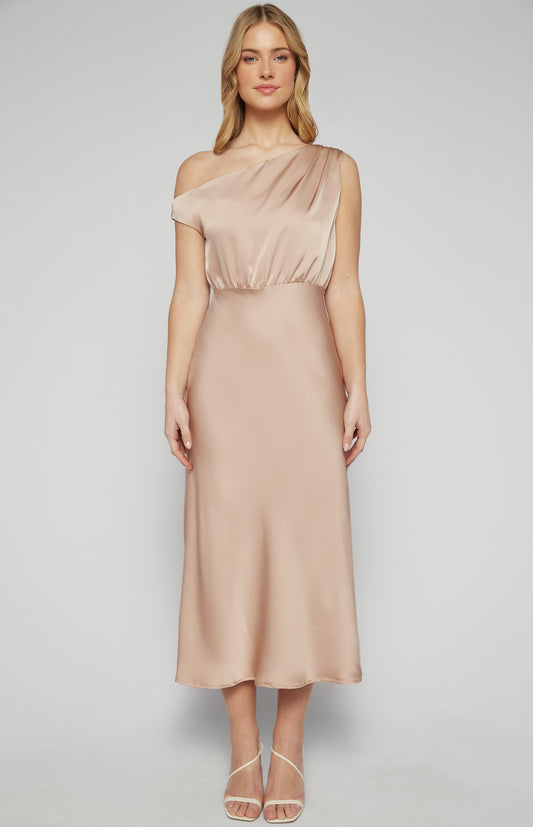 Anastasia Silk Midi Dress