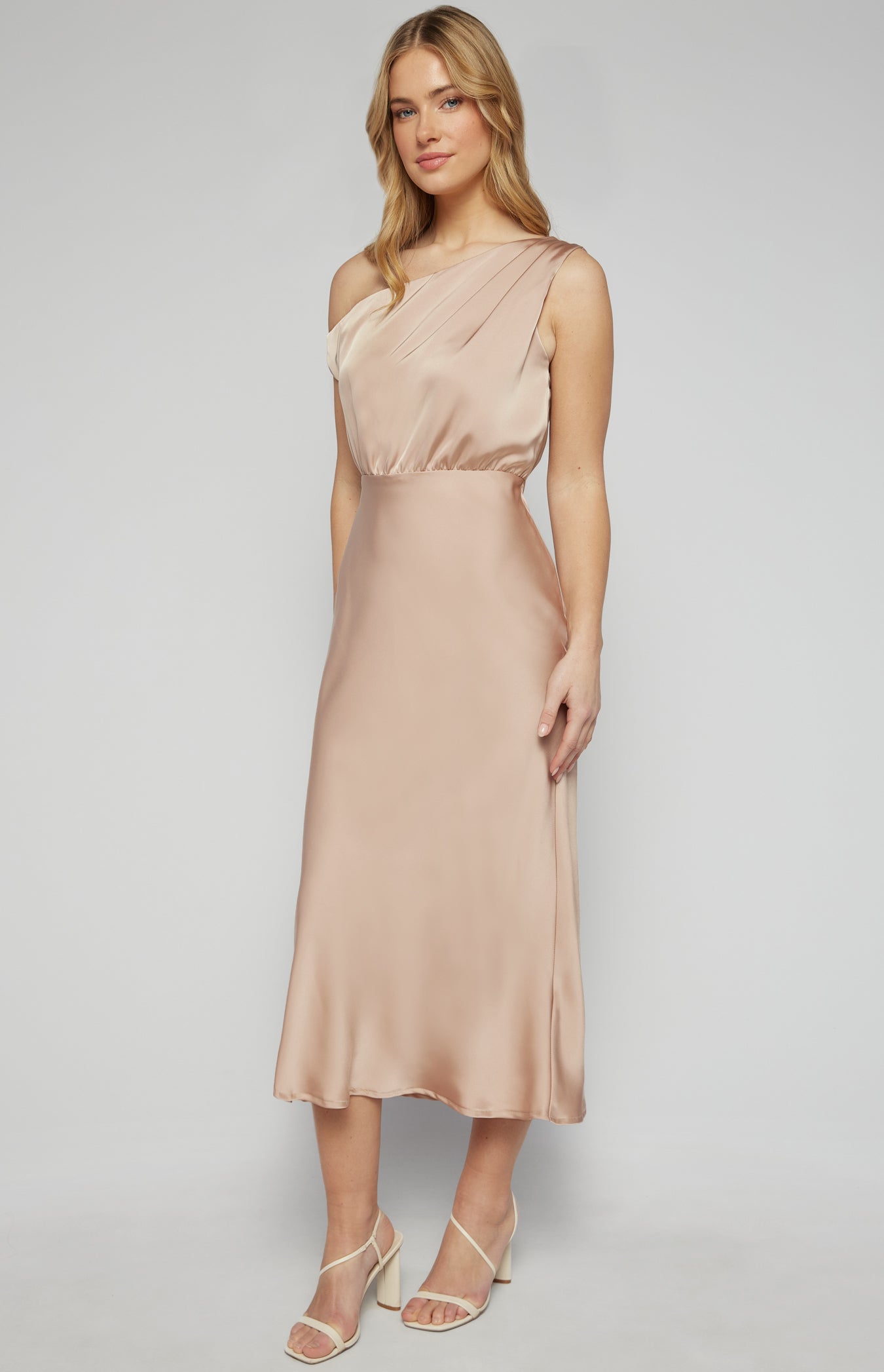 Anastasia Silk Midi Dress