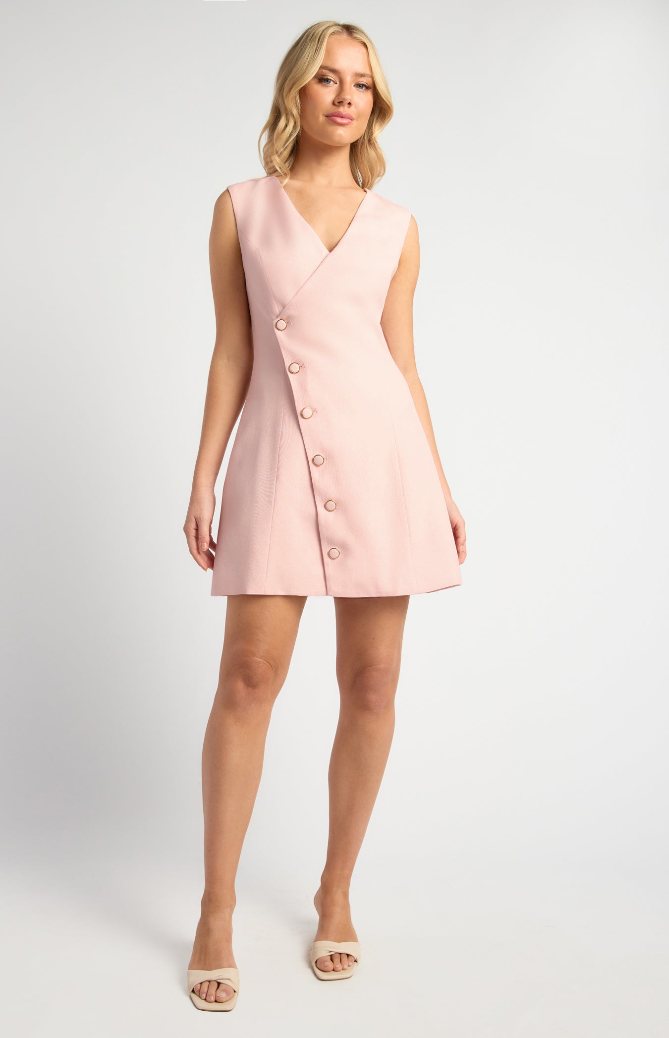 Samantha Asymmetrical Vest Mini Dress