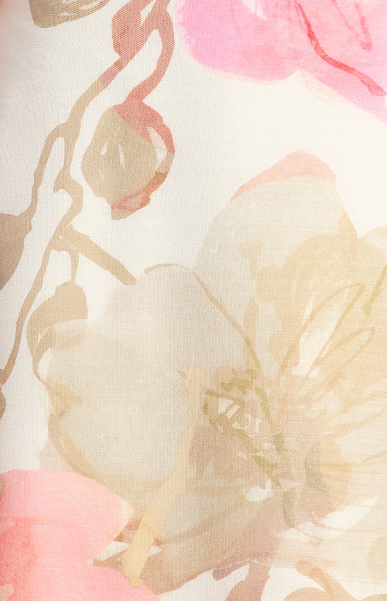 Floral Watercolour Midi Dress
