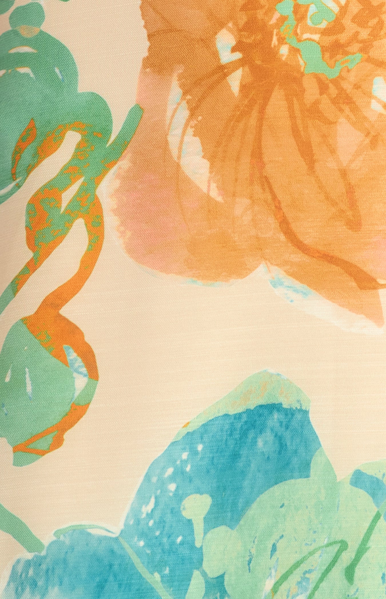 Floral Watercolour Midi Dress