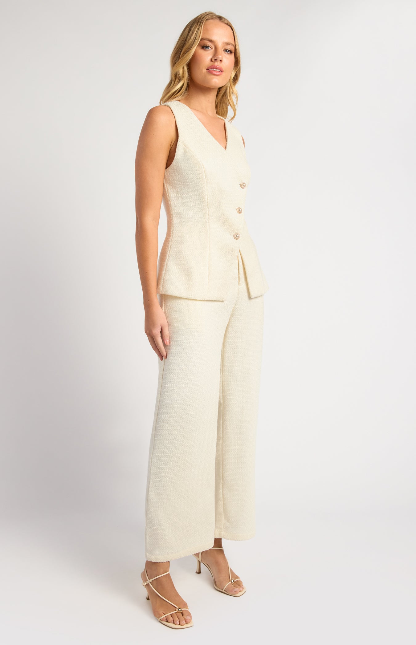 Tailored Tweed Pants