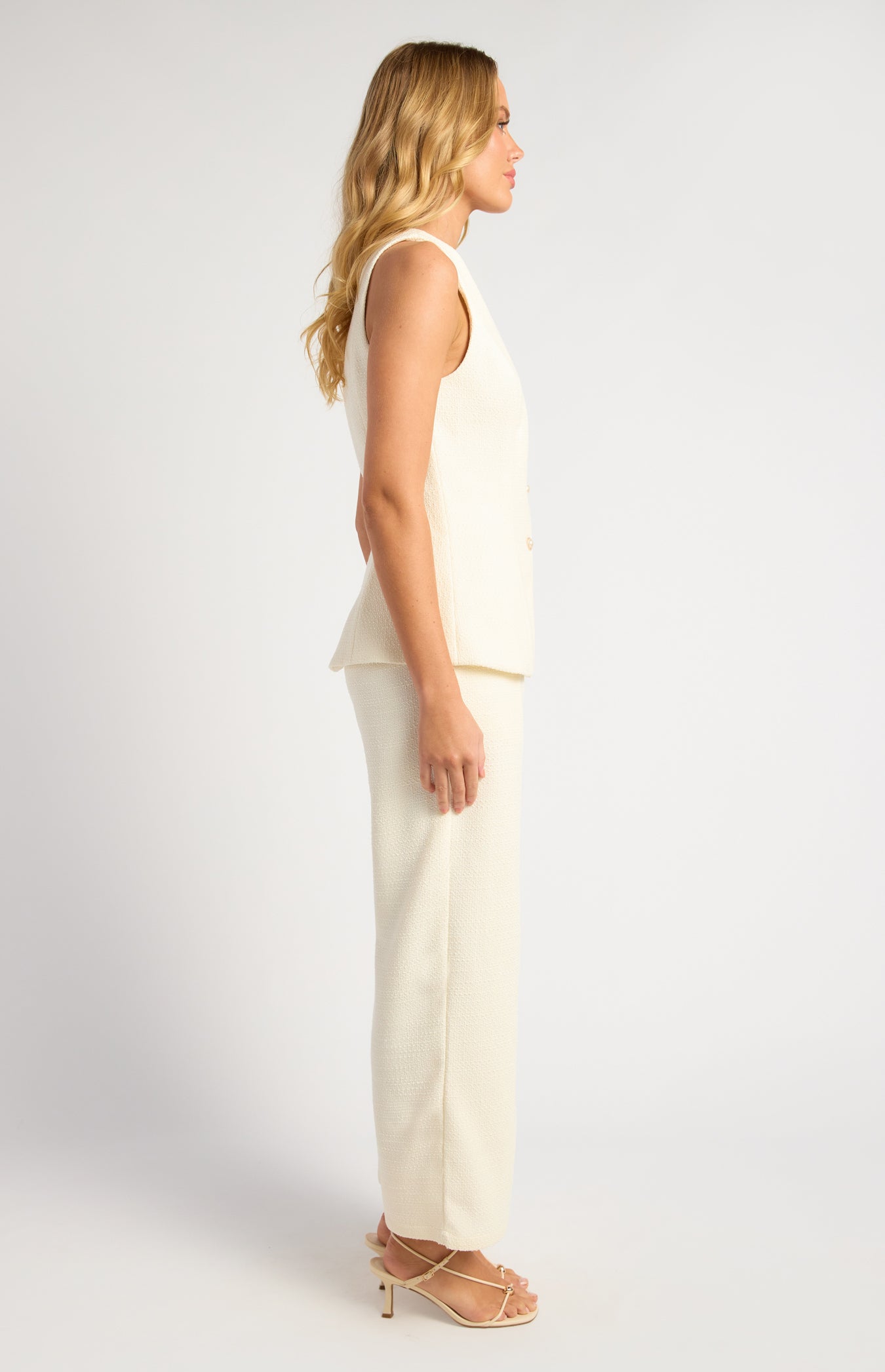 Tailored Tweed Pants