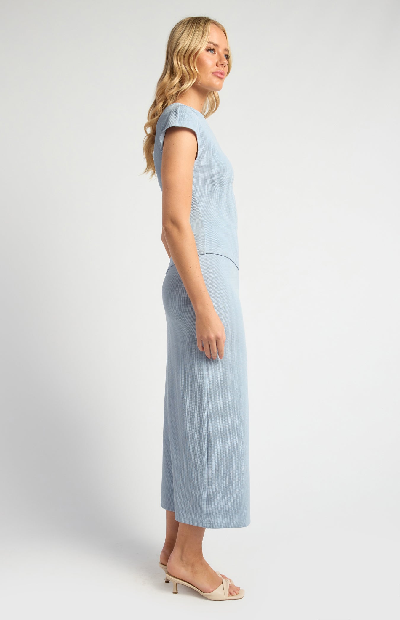 Monique Asymmetrical Top & Skirt Set