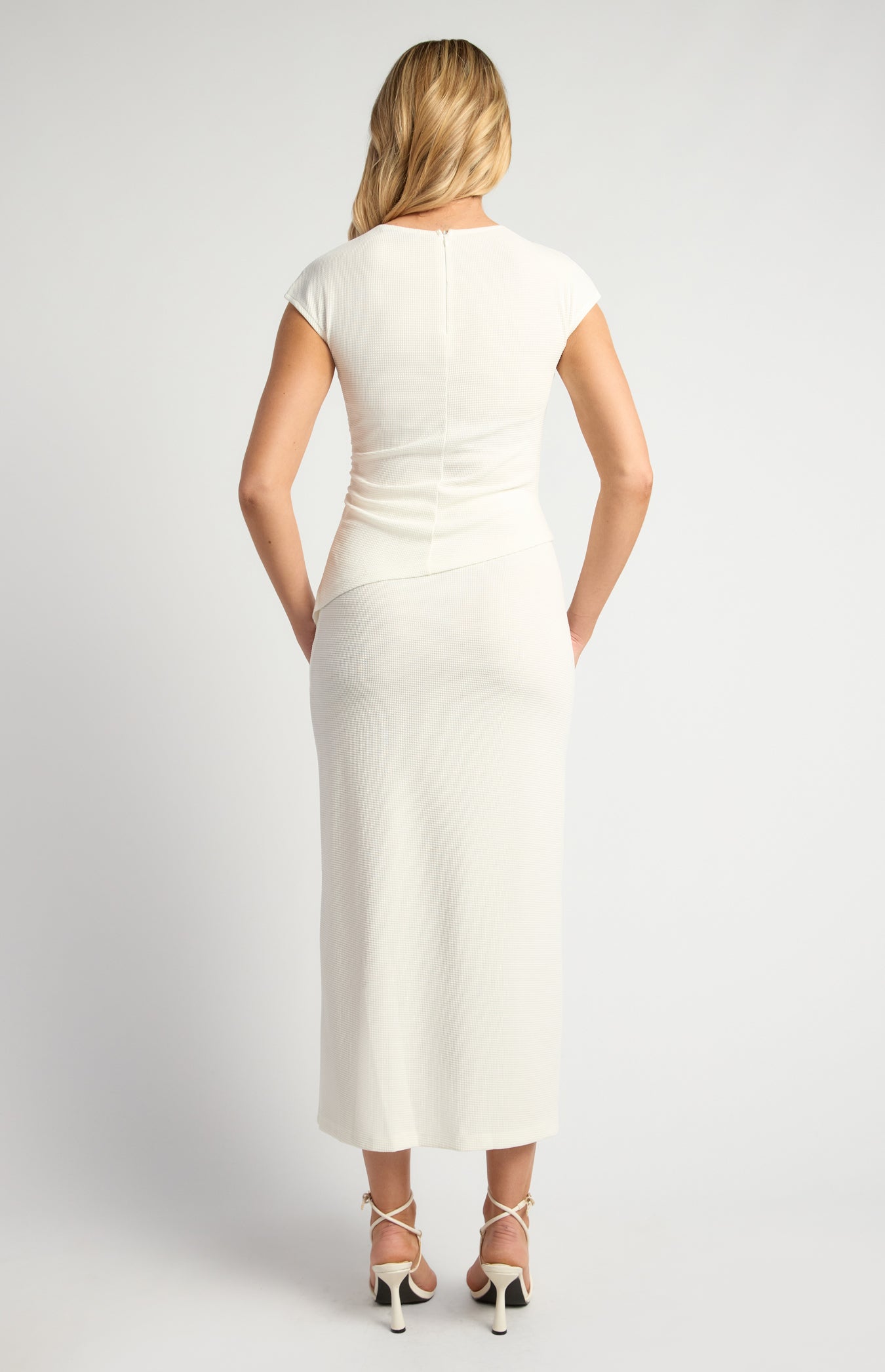 Monique Asymmetrical Top & Skirt Set