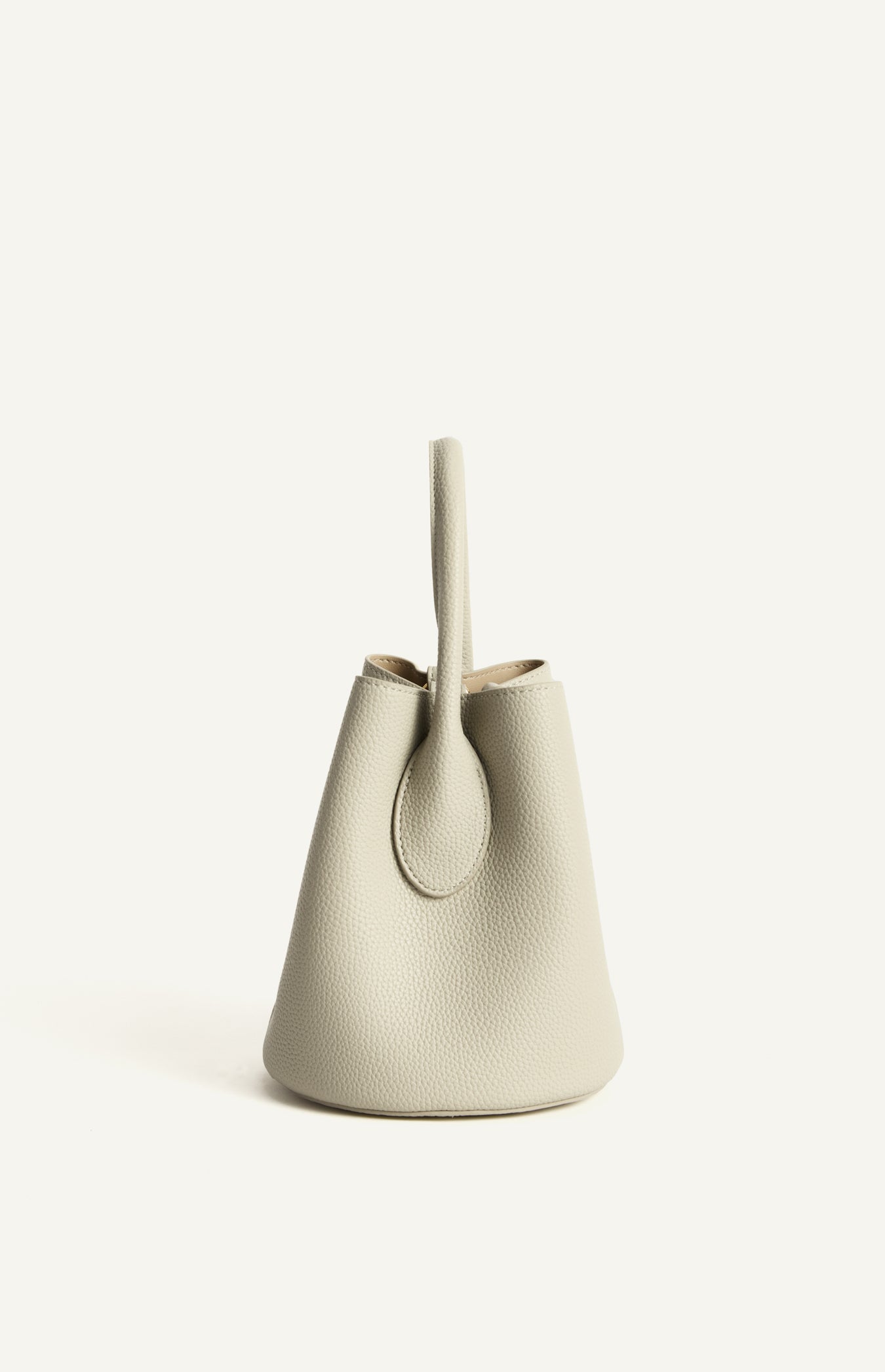 Ophelia Pebbled Vegan Leather Bucket Bag