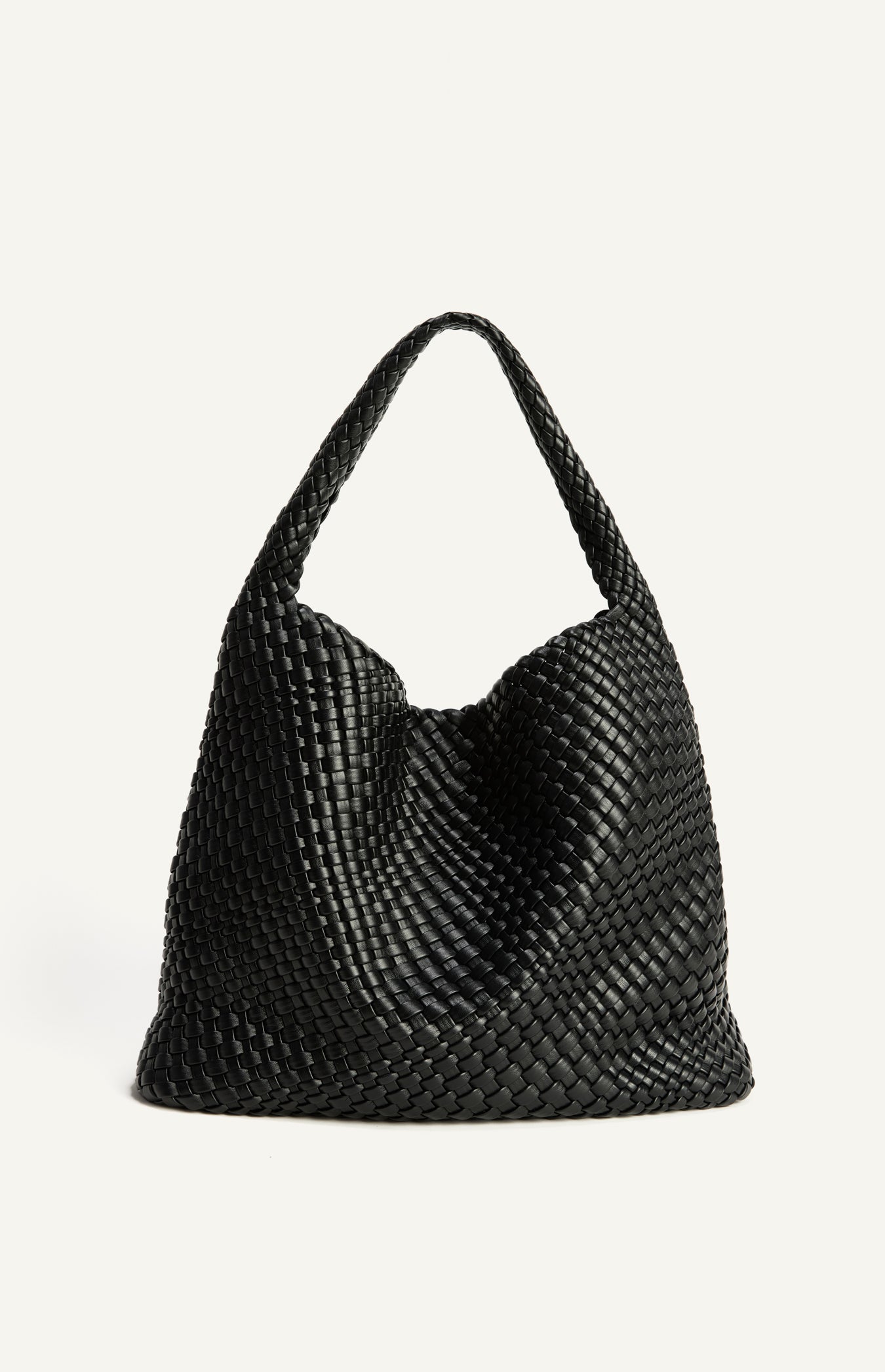 Margot Woven Vegan Leather Hobo Bag with Pouch