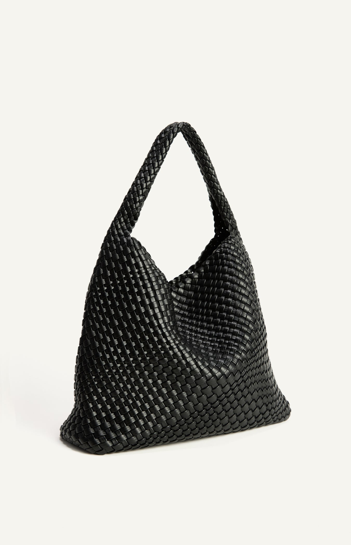 Margot Woven Vegan Leather Hobo Bag with Pouch