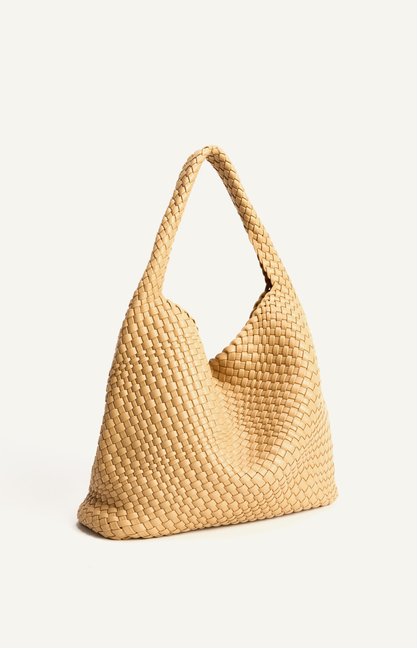 Margot Woven Vegan Leather Hobo Bag with Pouch