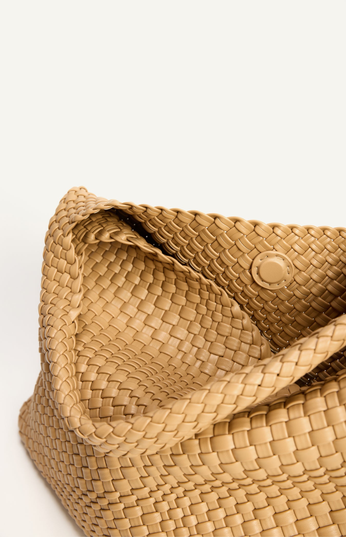 Margot Woven Vegan Leather Hobo Bag with Pouch