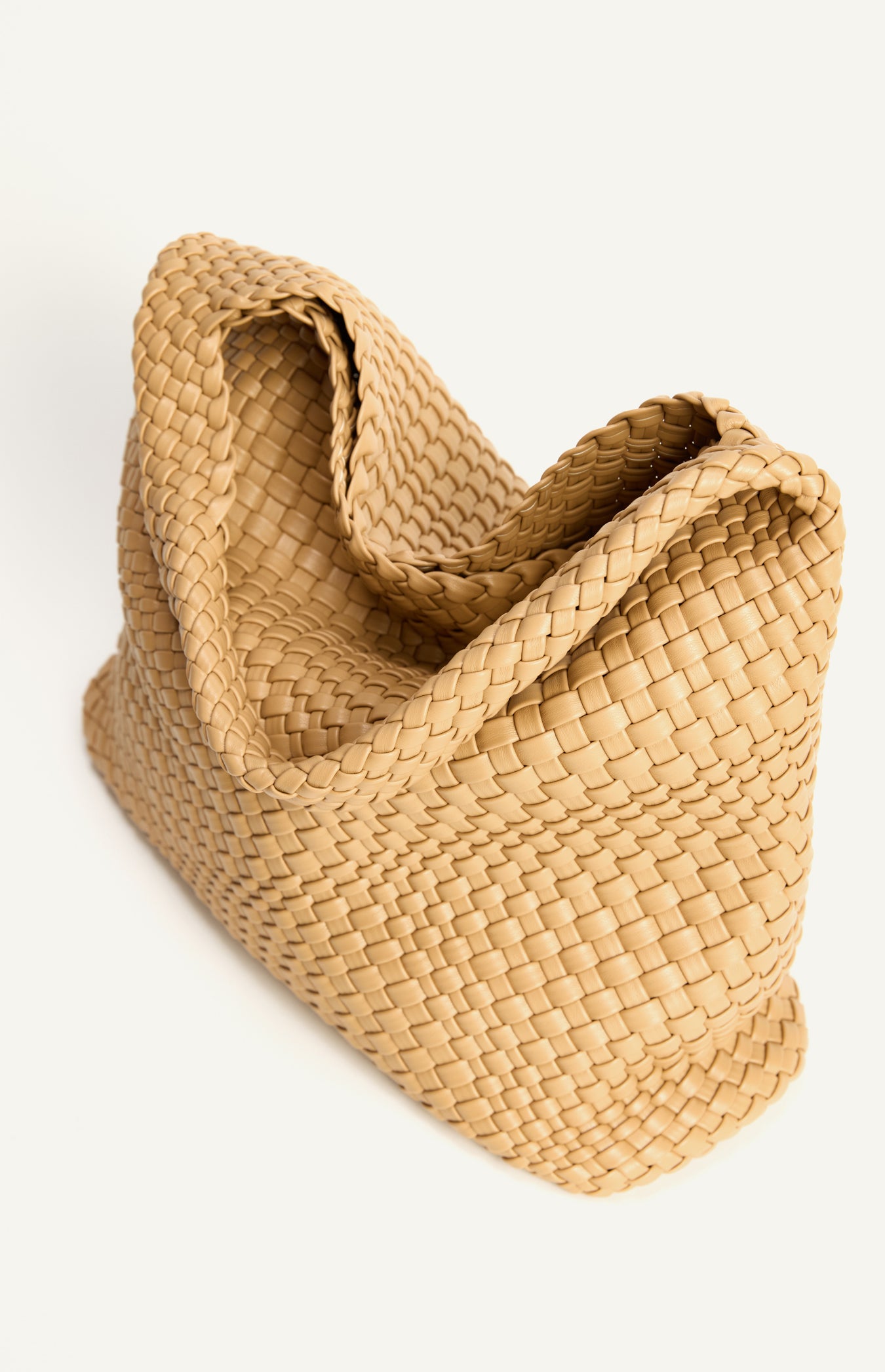 Margot Woven Vegan Leather Hobo Bag with Pouch