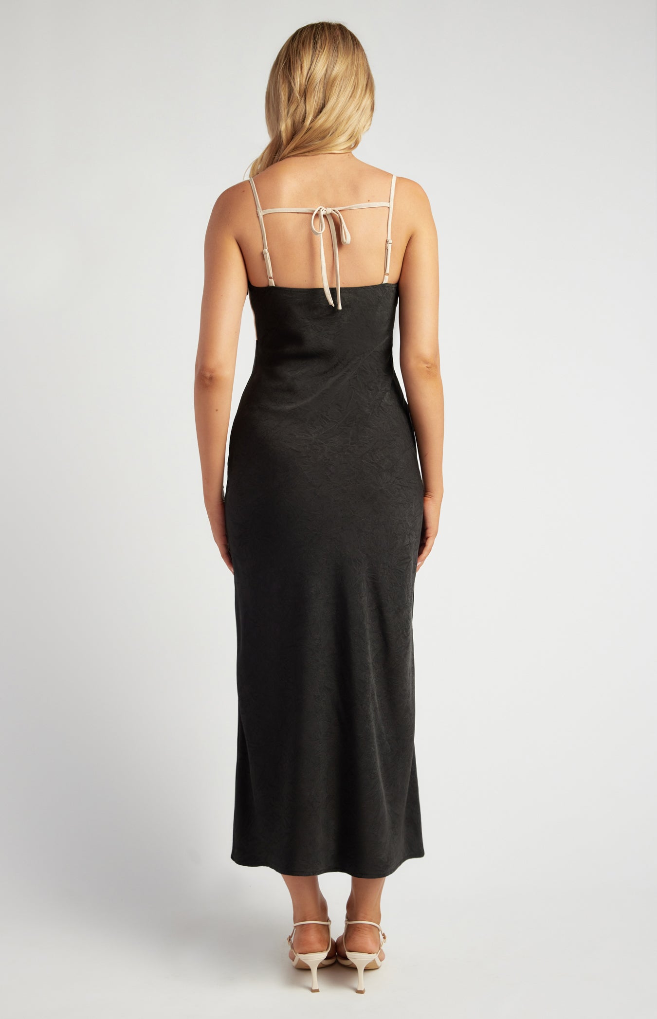 Renee Matte Satin Midi Dress