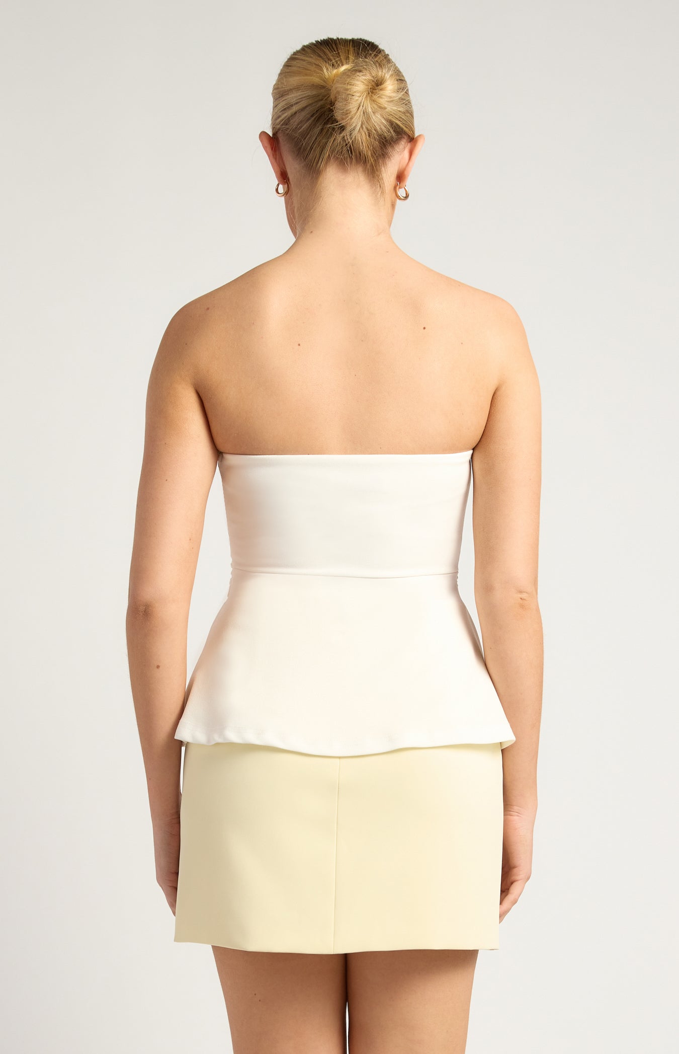 Courtney Strapless Top with Gold Detail