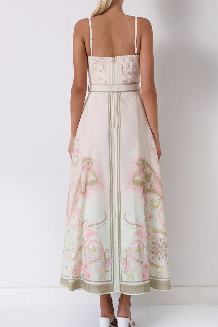 Strap Amalfi Long Dress