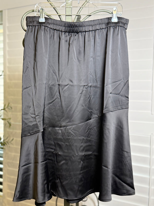 Vera Moda Black Satin Skirt