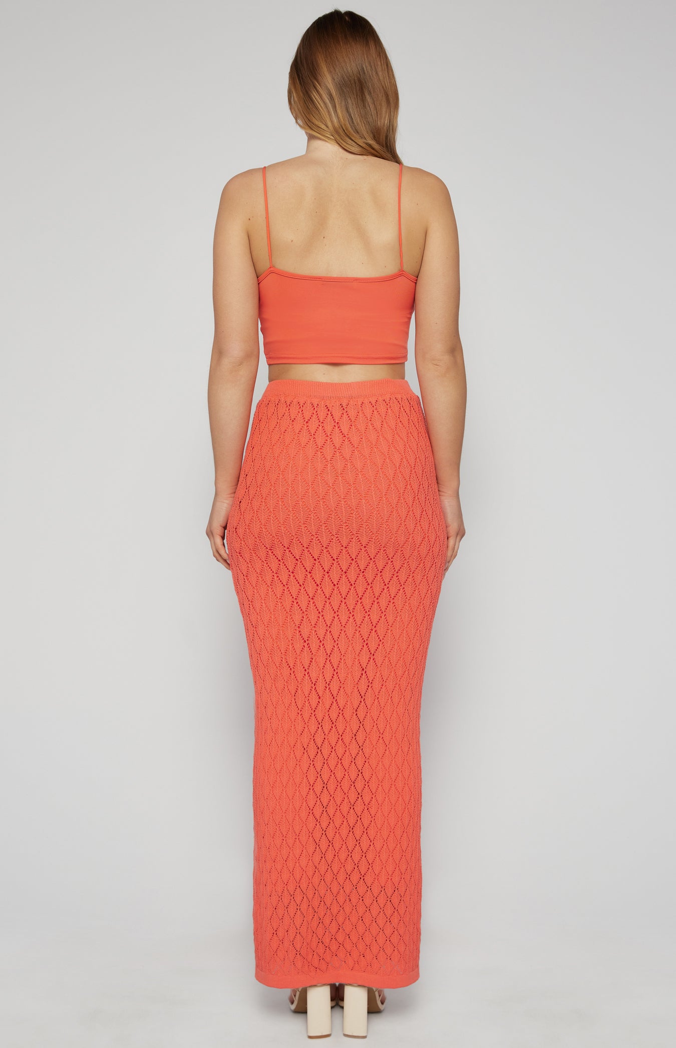 Textured Short Sleeve Knit Top and Skirt Set